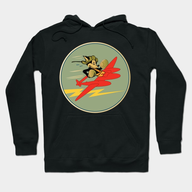 428th Fighter SQ - 474th Fighter Group - 9th AF wo Txt X 300 Hoodie by twix123844